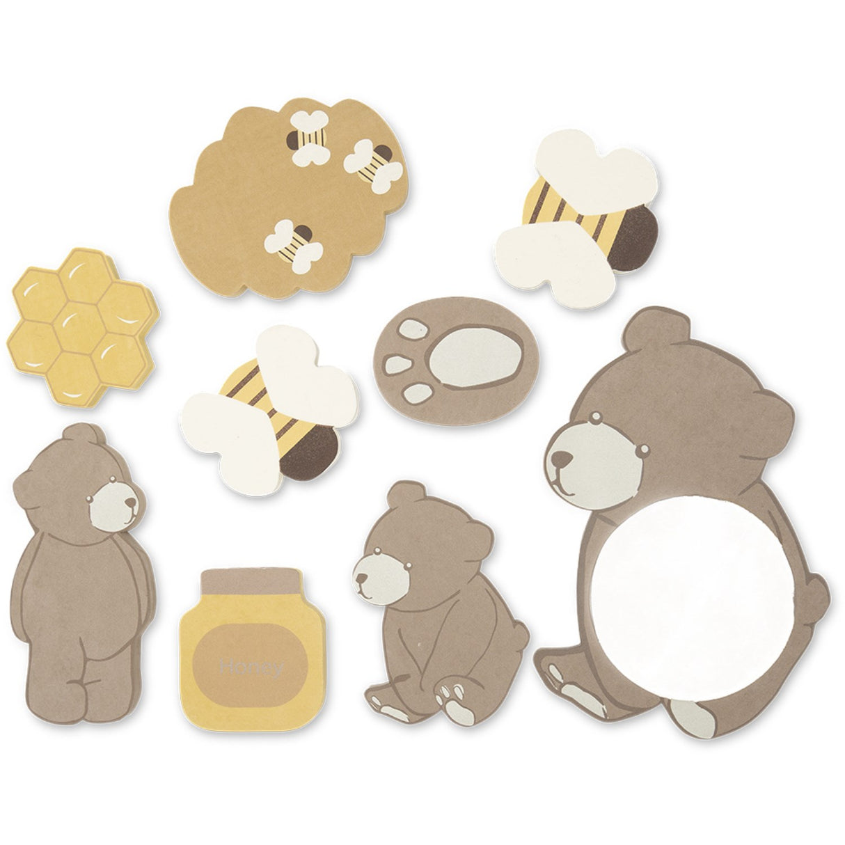 That's Mine Bear Nola Bath Toy Set 9-Pack