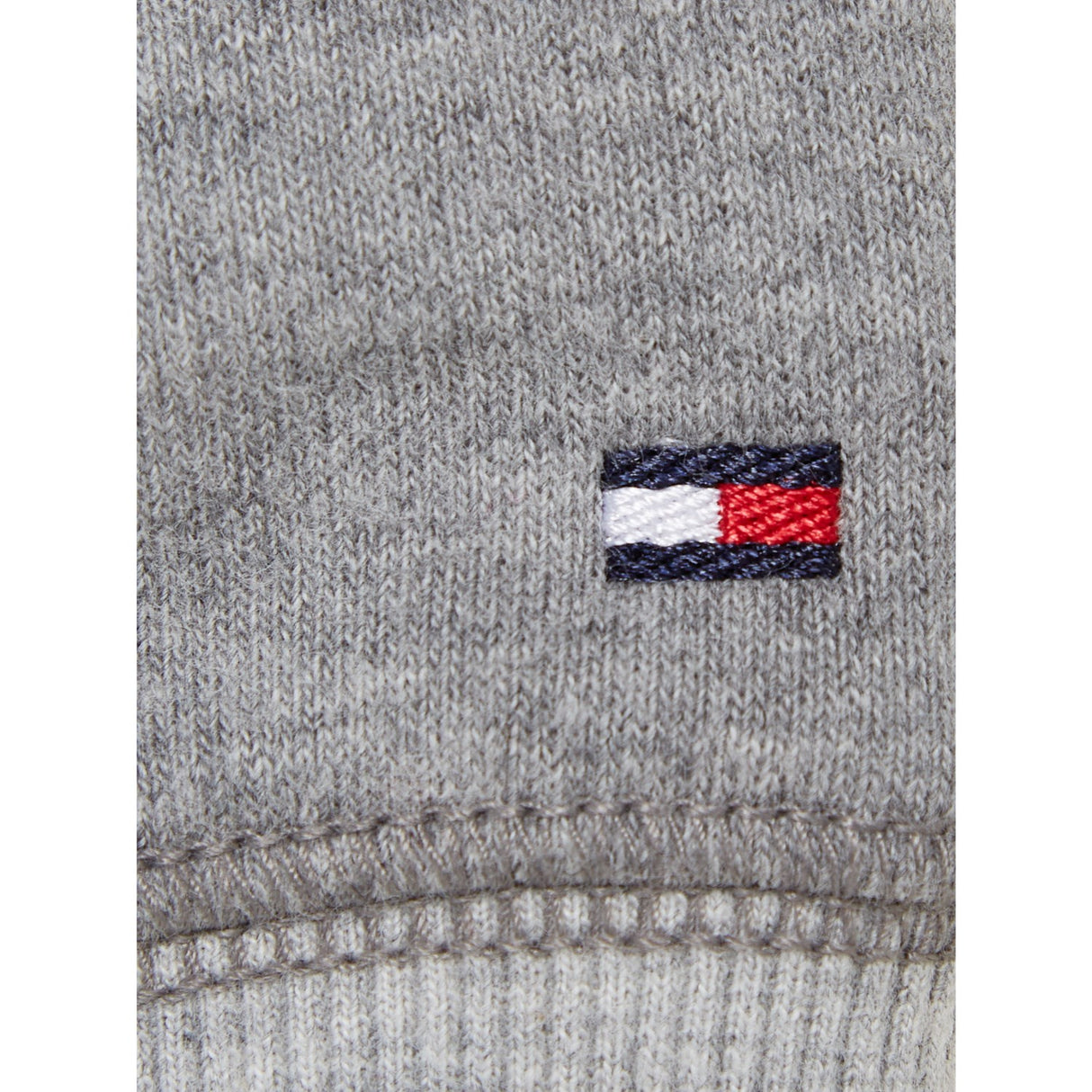 Tommy Hilfiger Grey Heather Mix Monotype Spliced Printed Cn Crewneck