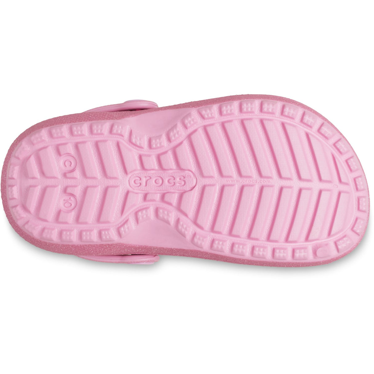 Crocs Pink Tweed Classic Lined Glitter ClAnd