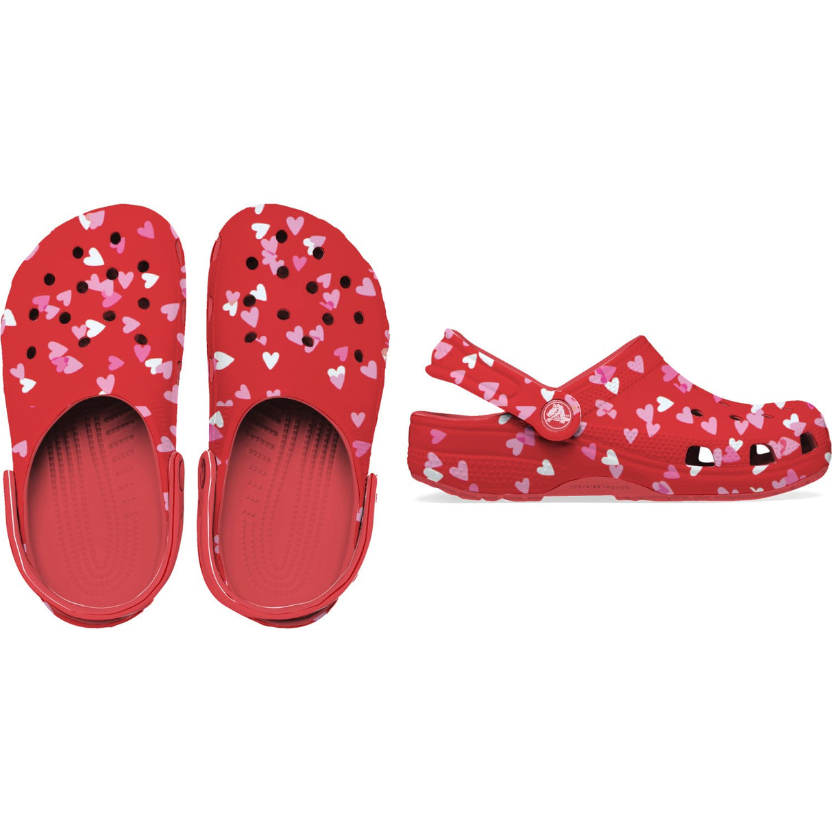 Crocs Cherry Red Classic VDay ClAnd
