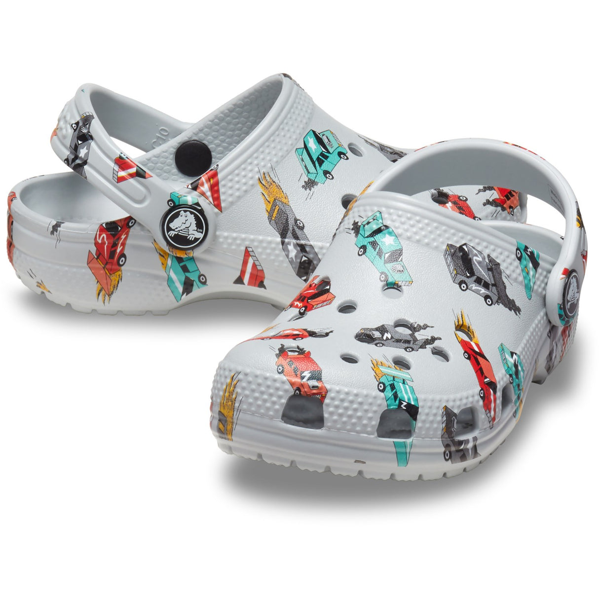 Crocs Mirage/Multi Classic Race Cars Graphic ClAnd