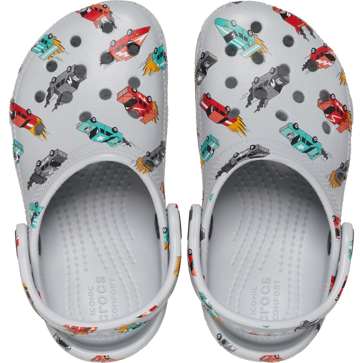 Crocs Mirage/Multi Classic Race Cars Graphic ClAnd