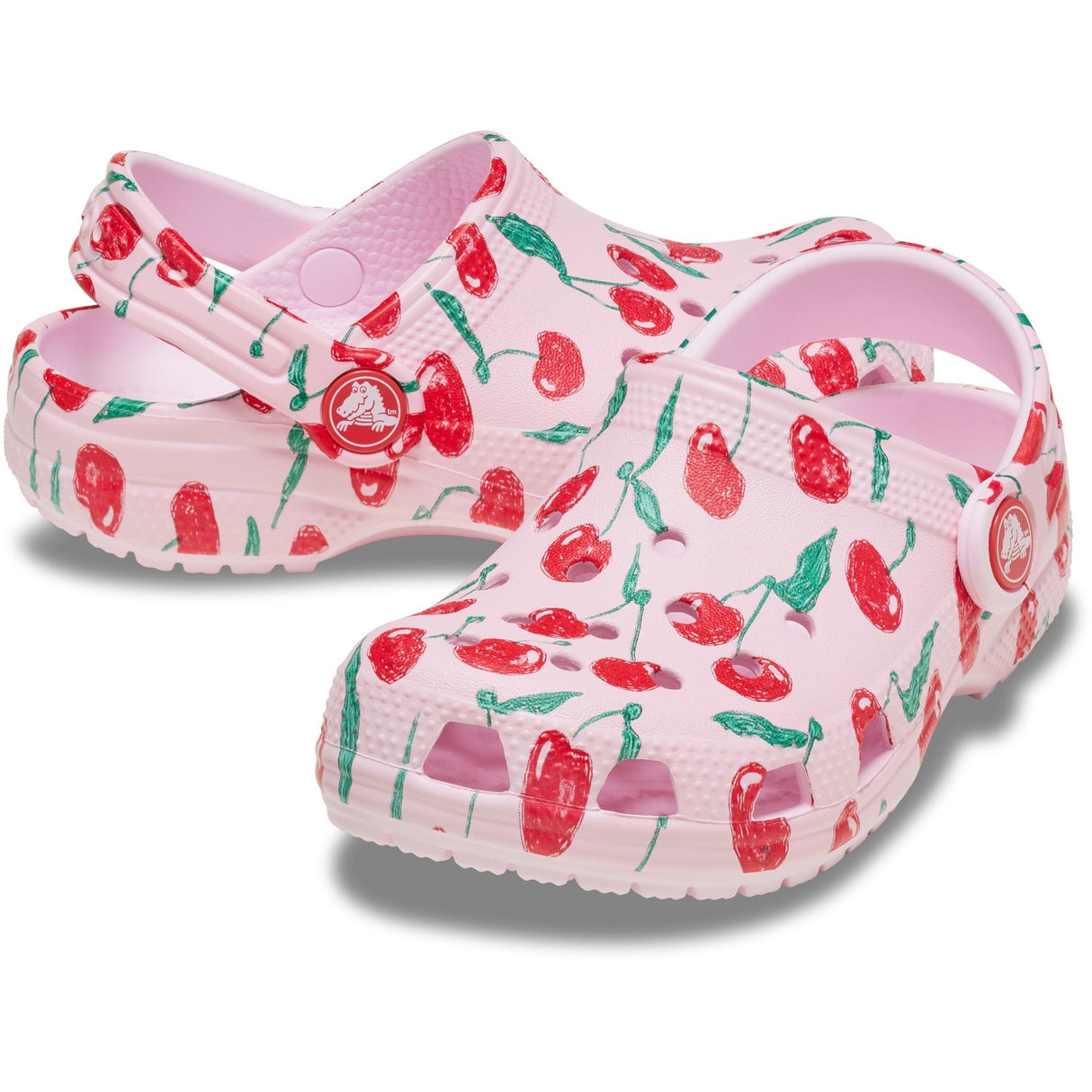 Crocs Pink Milk Classic Fresh Fruits ClAnd