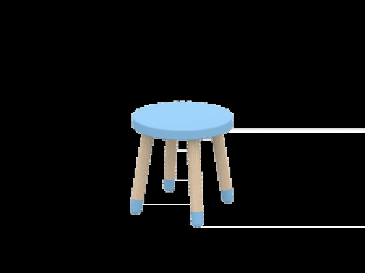 FLEXA Blue Skies DOTS Step Stool 30x30cm
