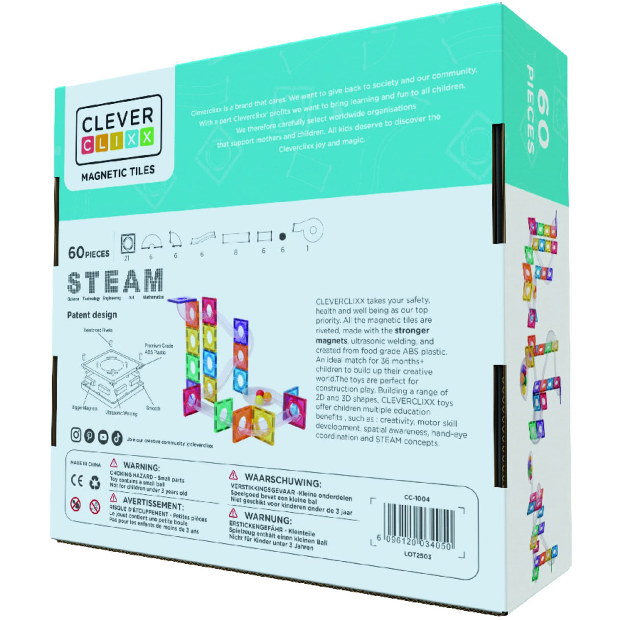 Cleverclixx Intense Ball Run Compact Pack Intense 60 pieces