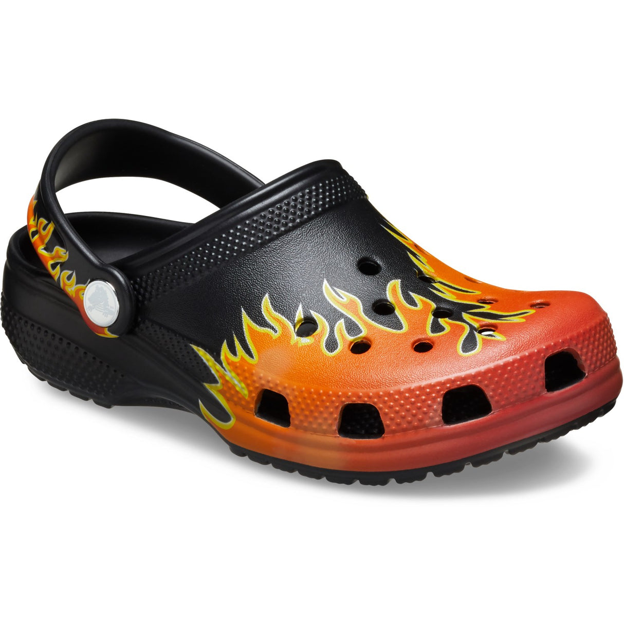 Crocs Black/Multi Classic Flames ClAnd