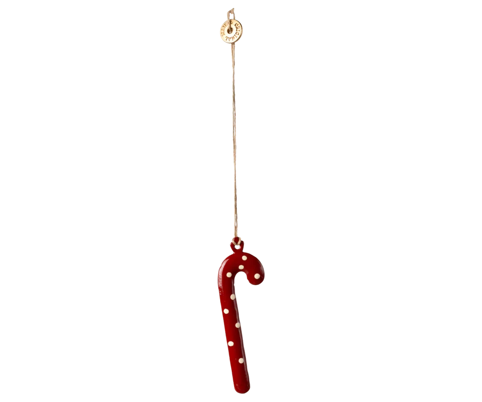 Maileg Metal ornament, Sugar cane - Dot