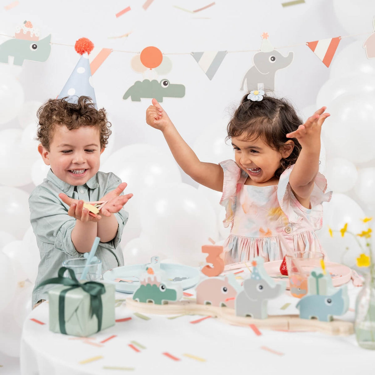 Doneby사슴 파우더 미식가 다이닝 세트 축하