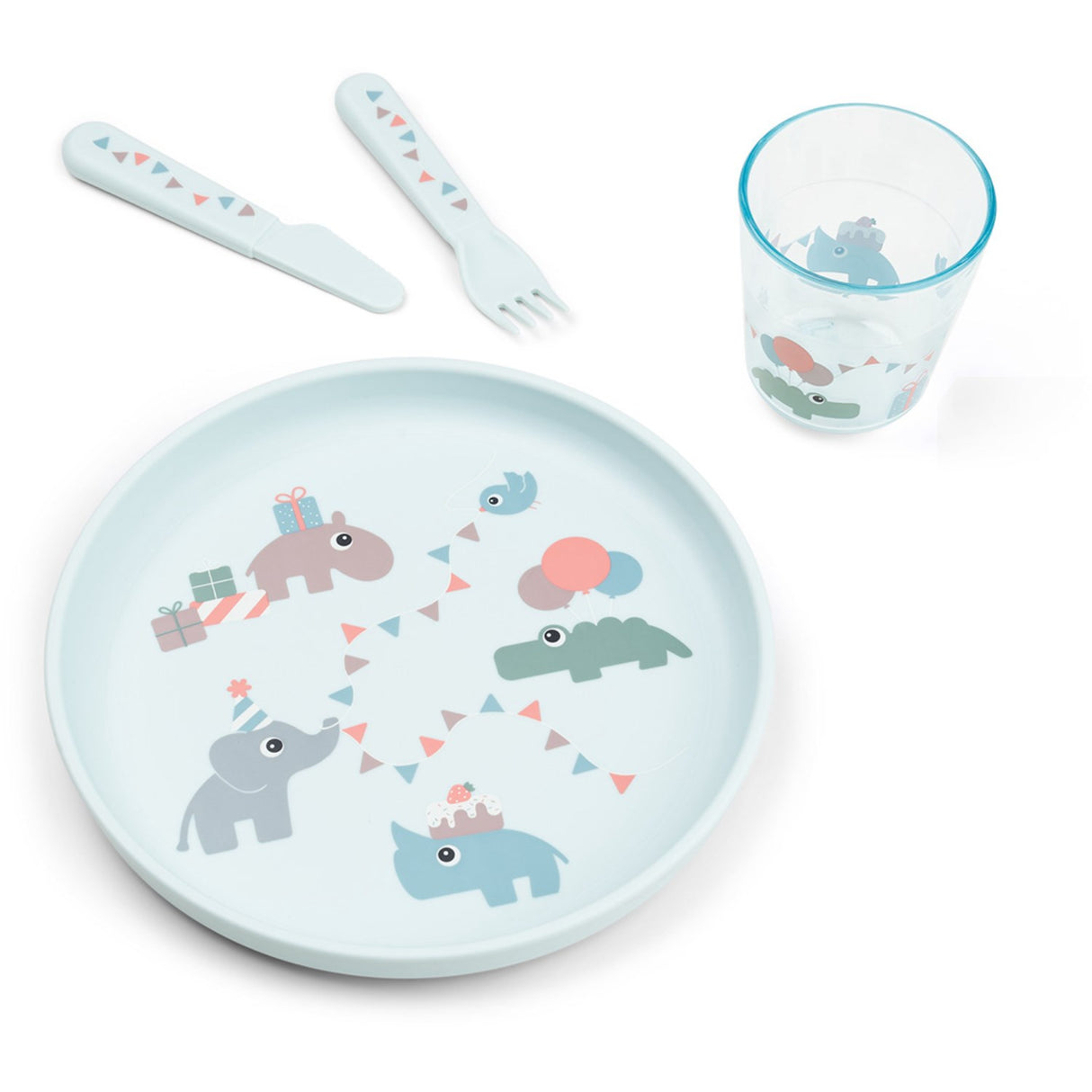 DonebyDeer Blue Foodie 다이닝 세트 축하