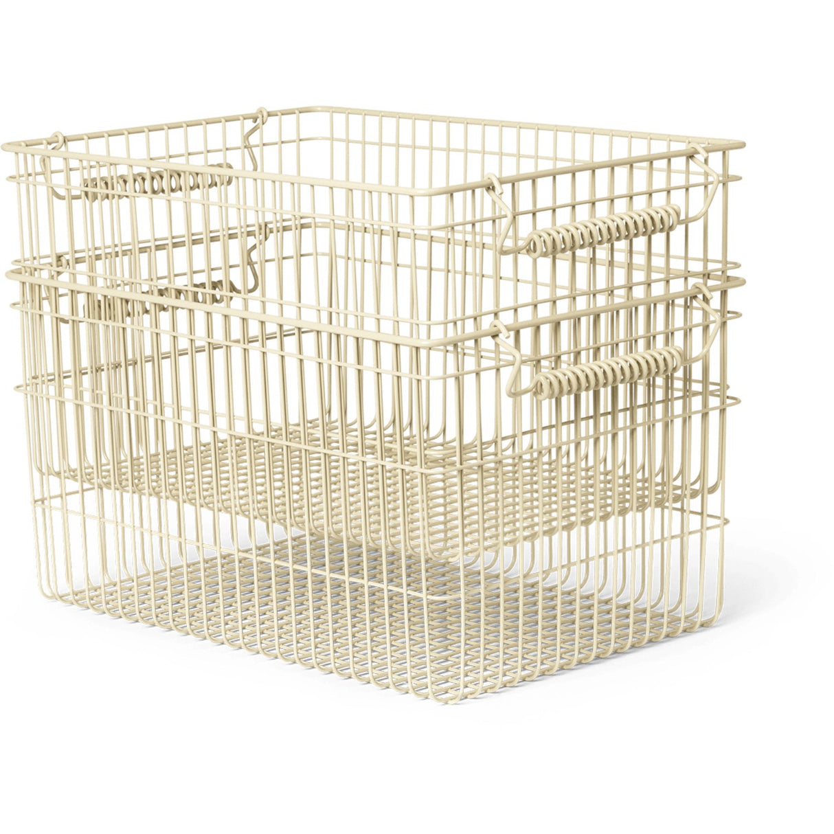 Ferm Living Cashmere Cala Stackable Baskets 2-pack
