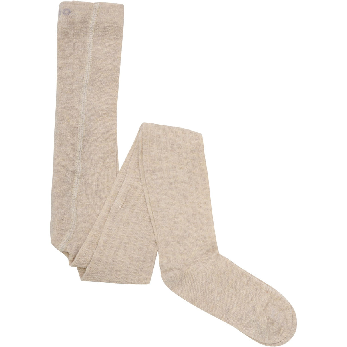 Minymo Silver Mink Melange Wool Pantyhose Rib 2-pak