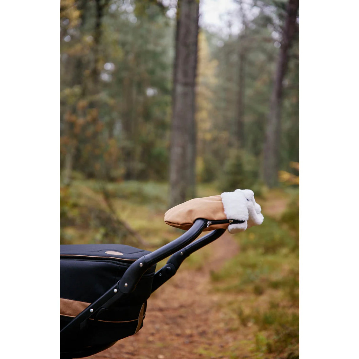 KongWalther Family Set Brown Faux Suede Østerbro Stroller Gloves