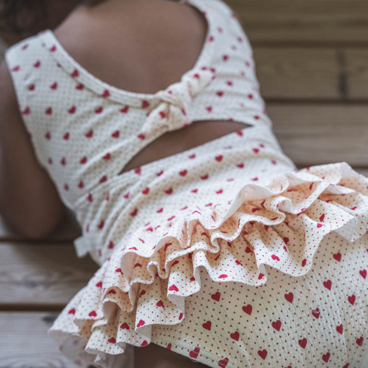 That's Mine Lots Of Love Red Safina Swimsuit