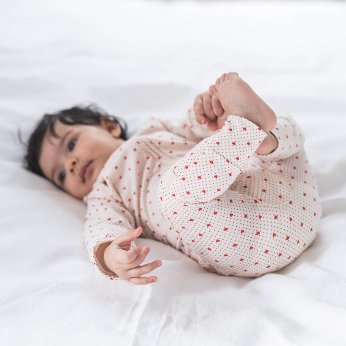 That's Mine Lots Of Love Red Elliotte Onesie