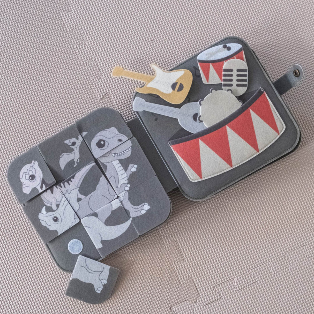 That's Mine Dino Esta Emory Felt Activity Book