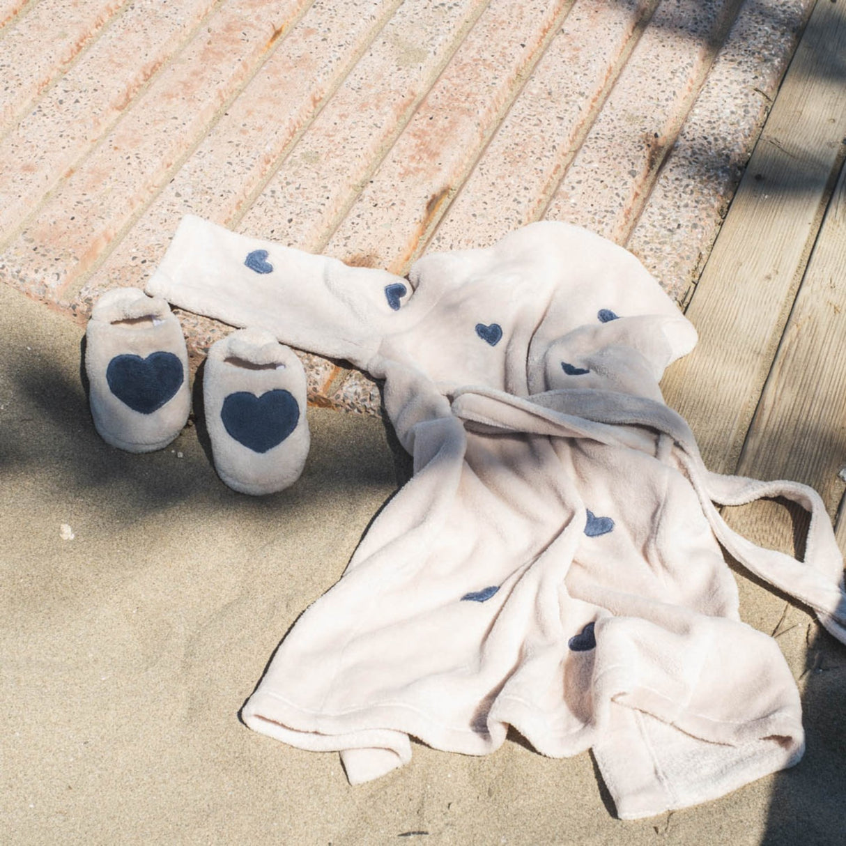 That's Mine Lots Of Love Sky Miles Slippers