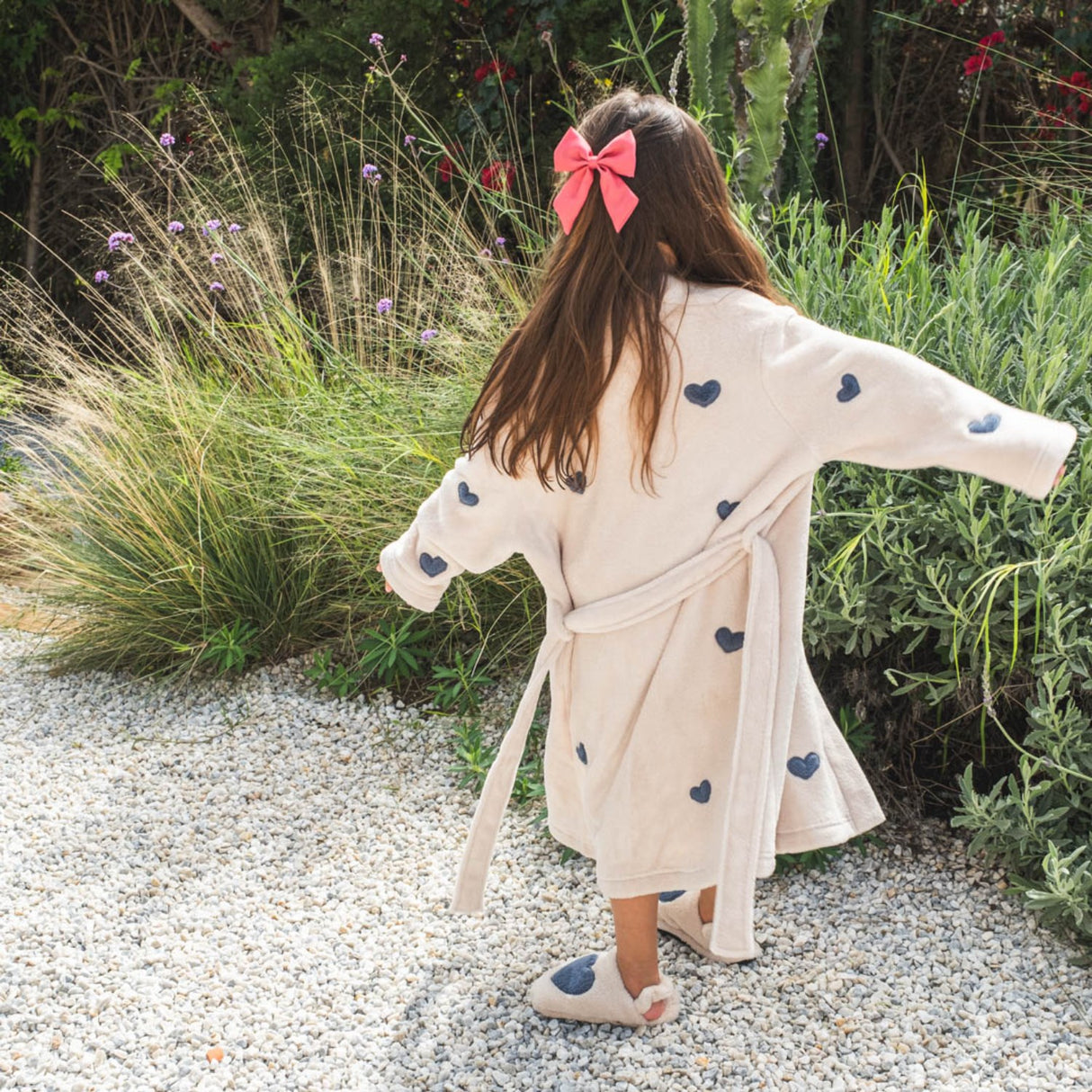 That's Mine Lots Of Love Sky Mace Bath Robe