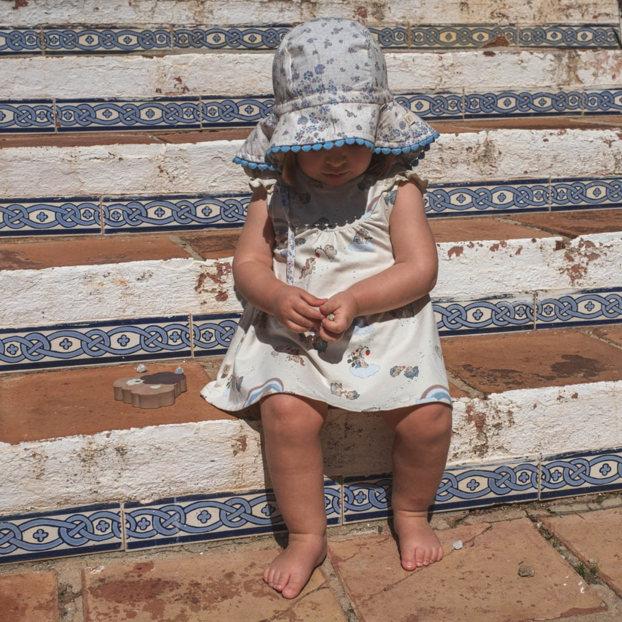 That's Mine Sprinkles Hearts Yellow Hilda Hat