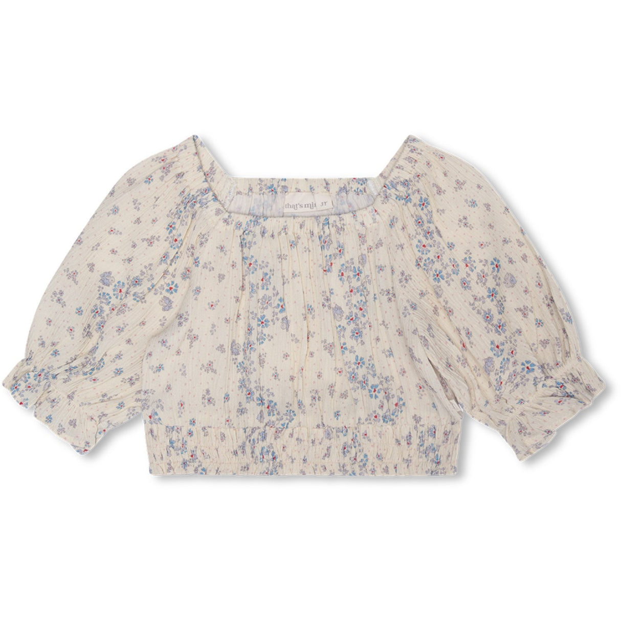 That's Mine Sprinkles Hearts Yellow Helen Top