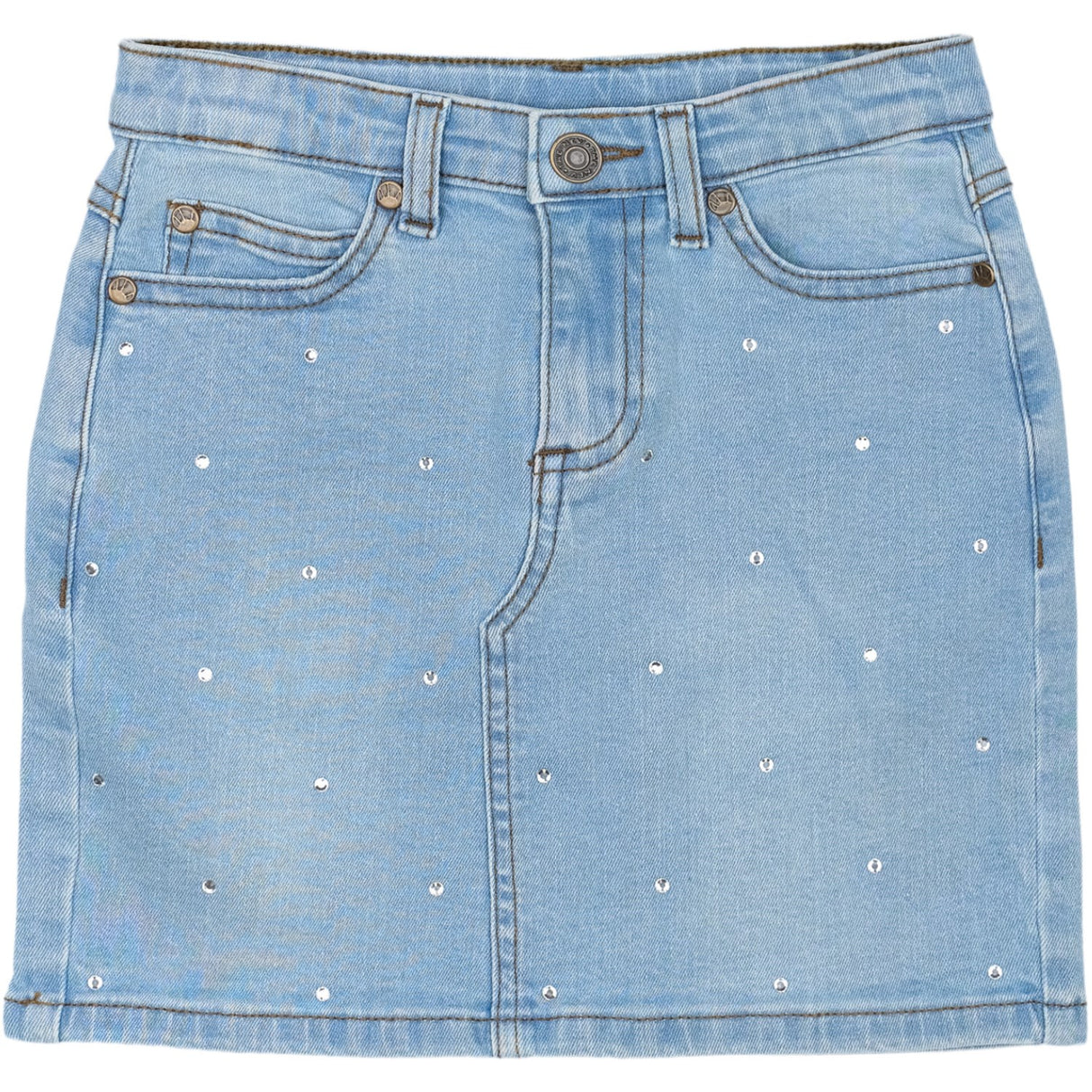The New Light Blue Denim Oda Denim Skirt