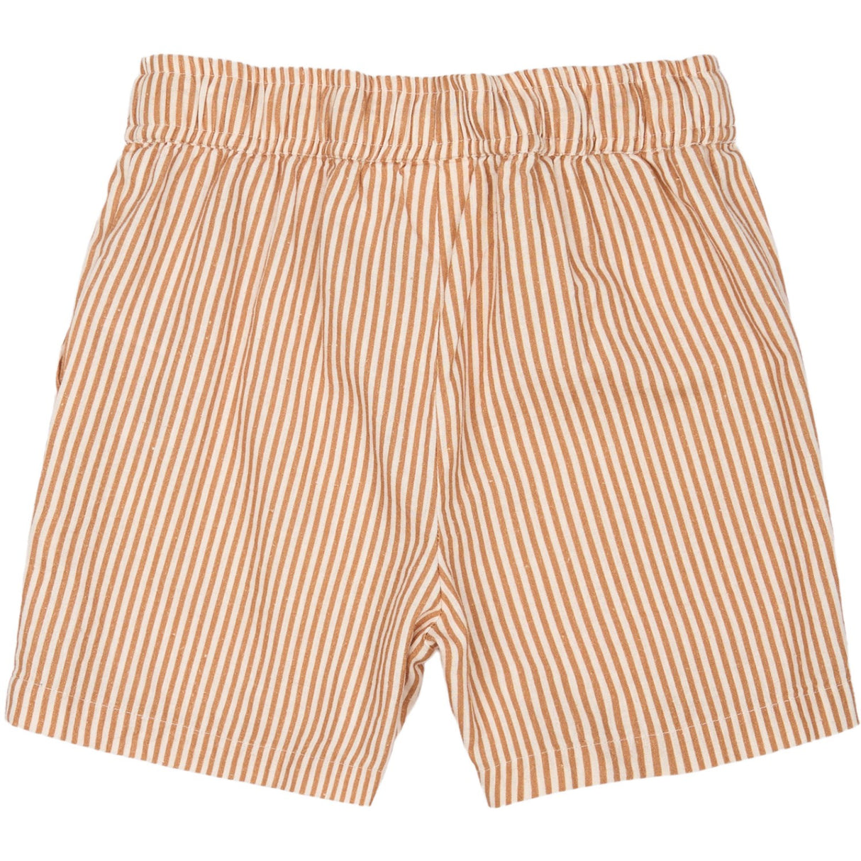 The New Indian Tan Striped Ollie Shorts