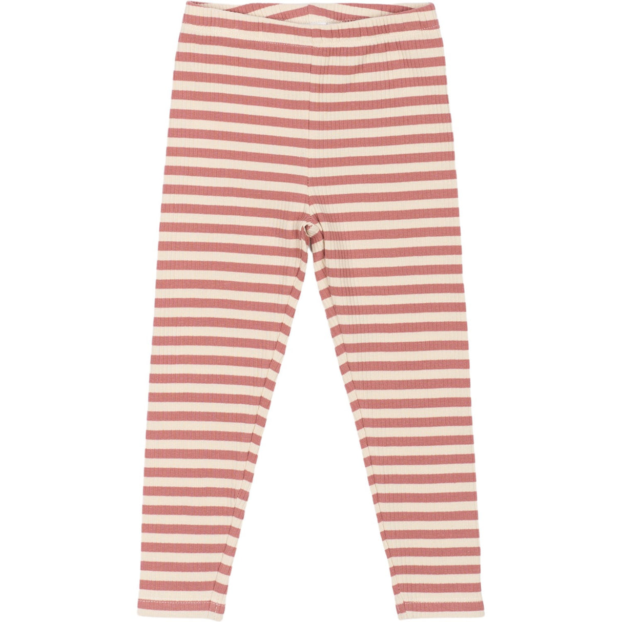 THE NEW Siblings Old Rose Striped Fro Uni Rib Leggings