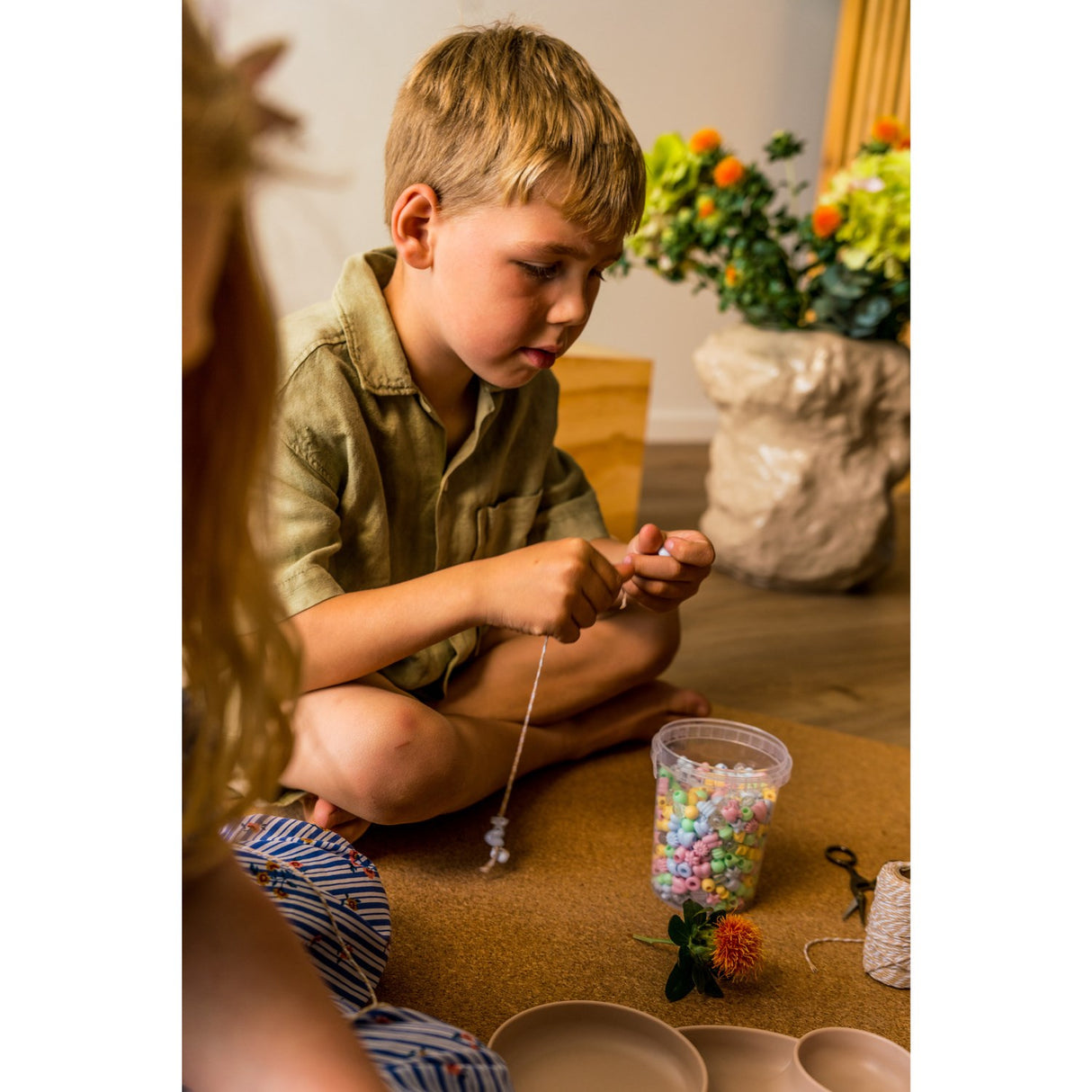 Dantoy 혼합 색상 파스텔 비즈