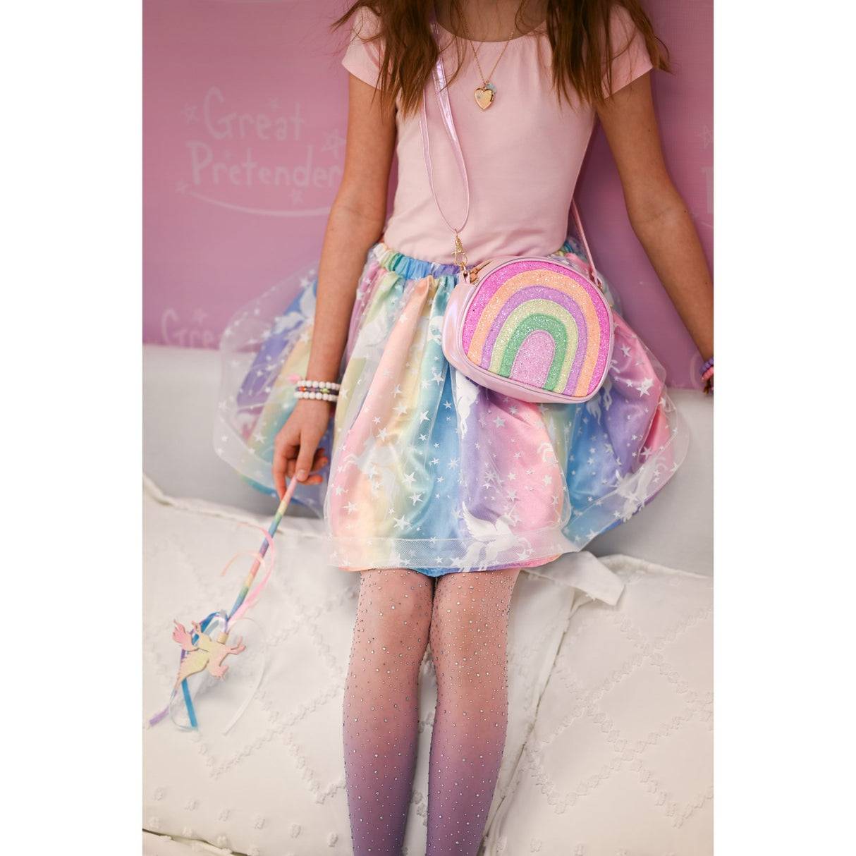 Great Pretenders Enchanted Unicorn Skirt and Wand Set