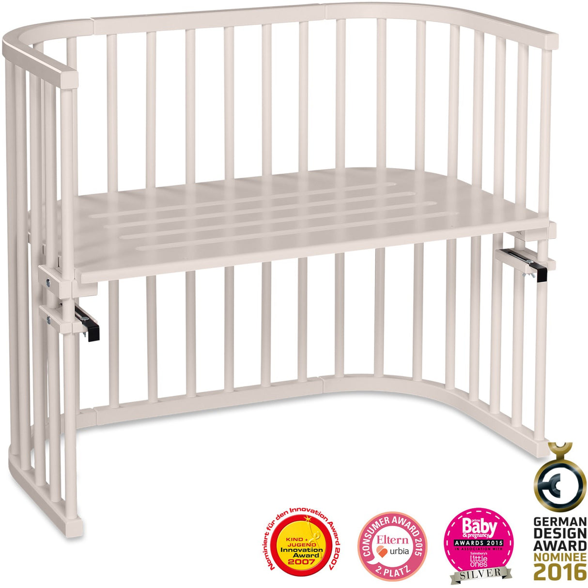 babybay® Beige Varnished Maxi Co-Sleeper