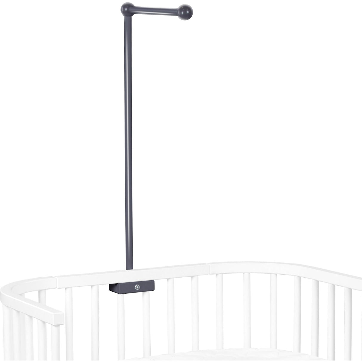 babybay® Grey Varnished Mobile Holder For Round Bars