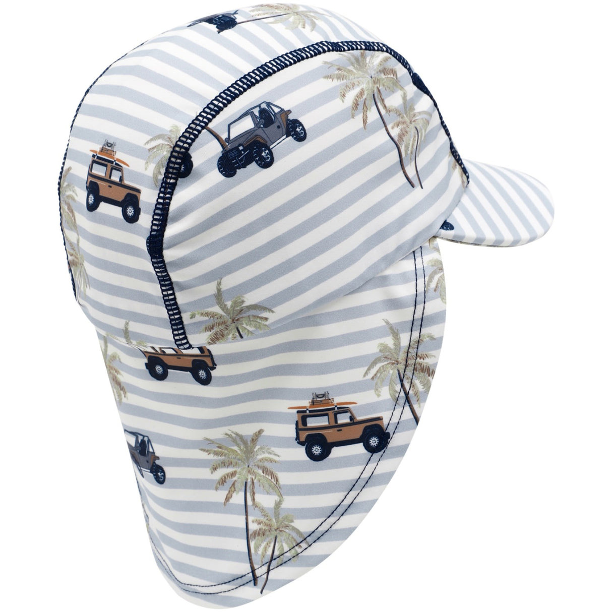 Hust & Claire White Fasai Swim Hat