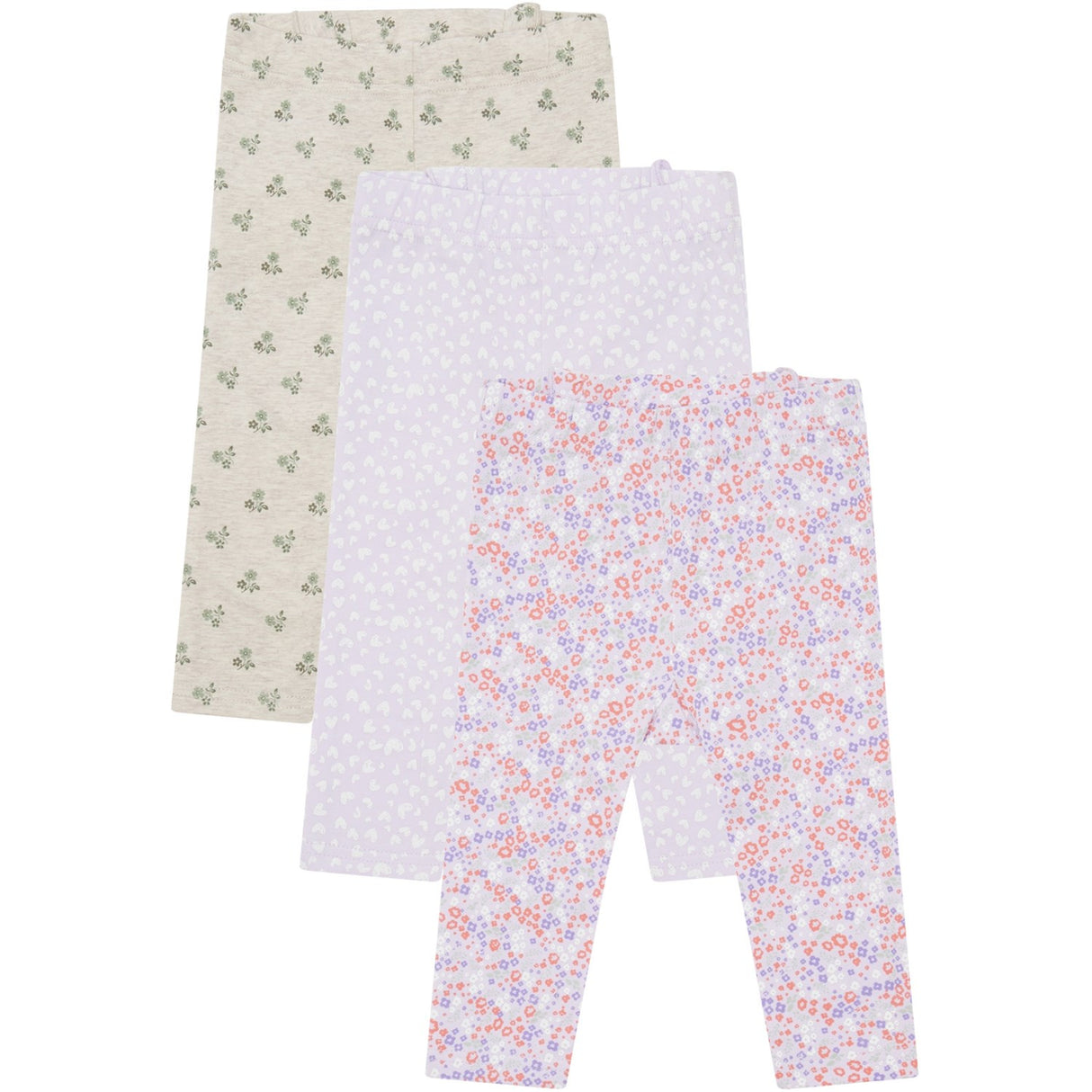 Hust & Claire Wheat Melange Liva Leggings 3-pak