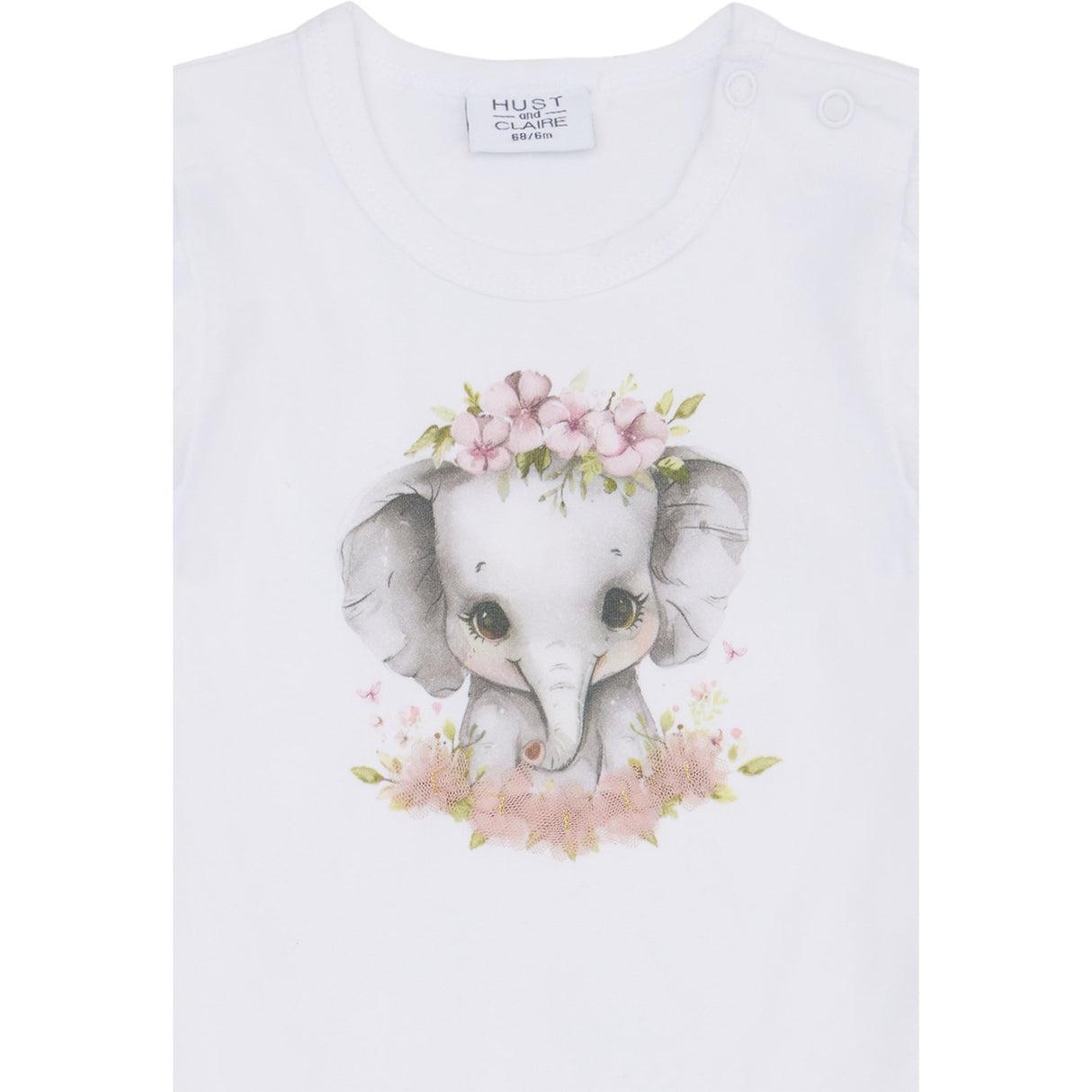 Hust & Claire White Britt Bodystocking