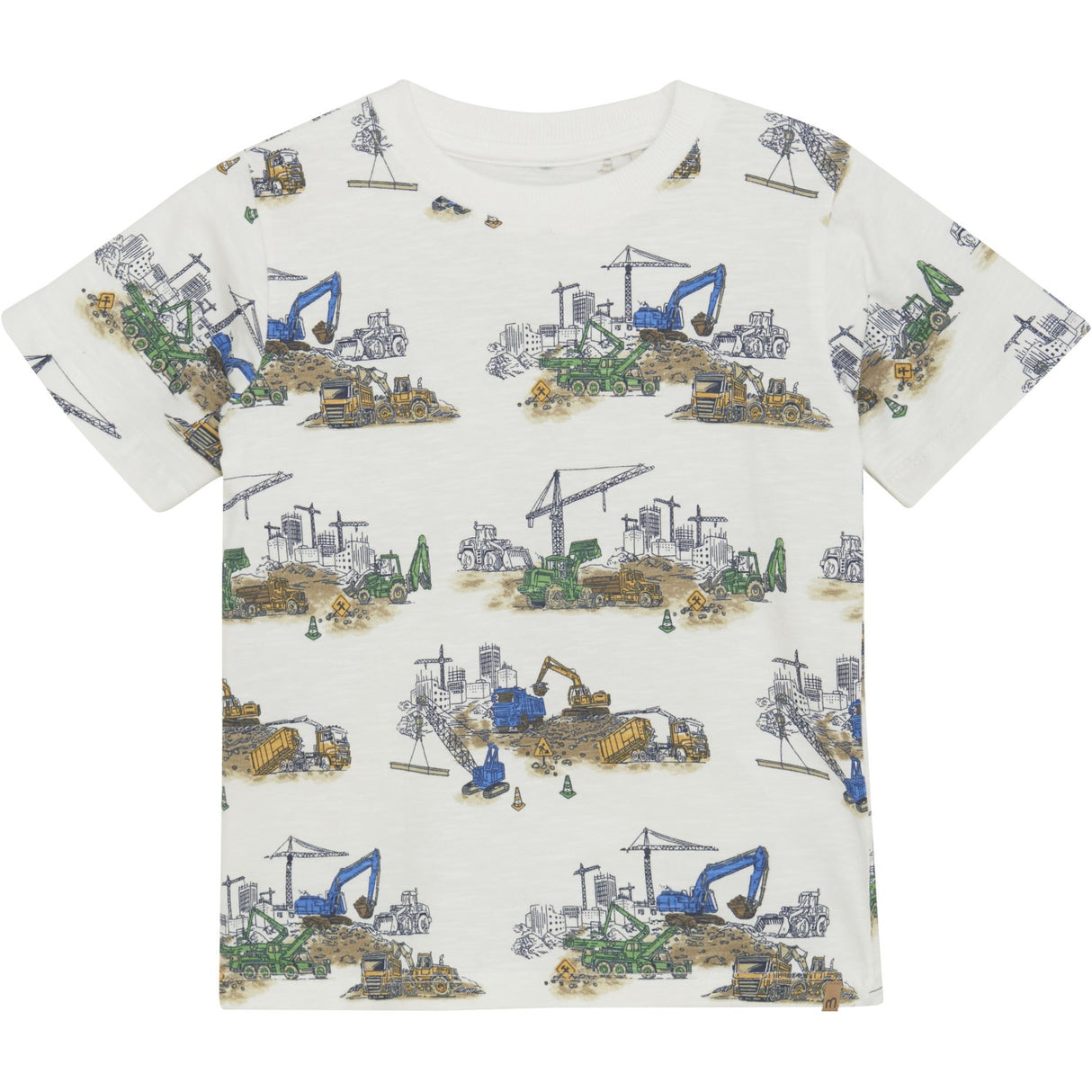 Minymo Marshmallow White T-Shirt AOP