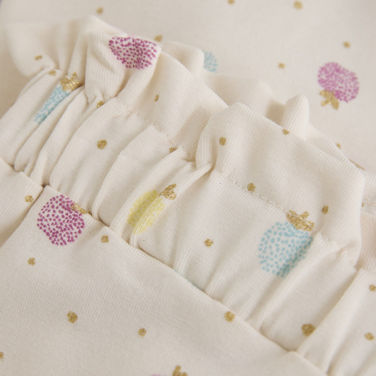 Minymo White Swan Pants AOP