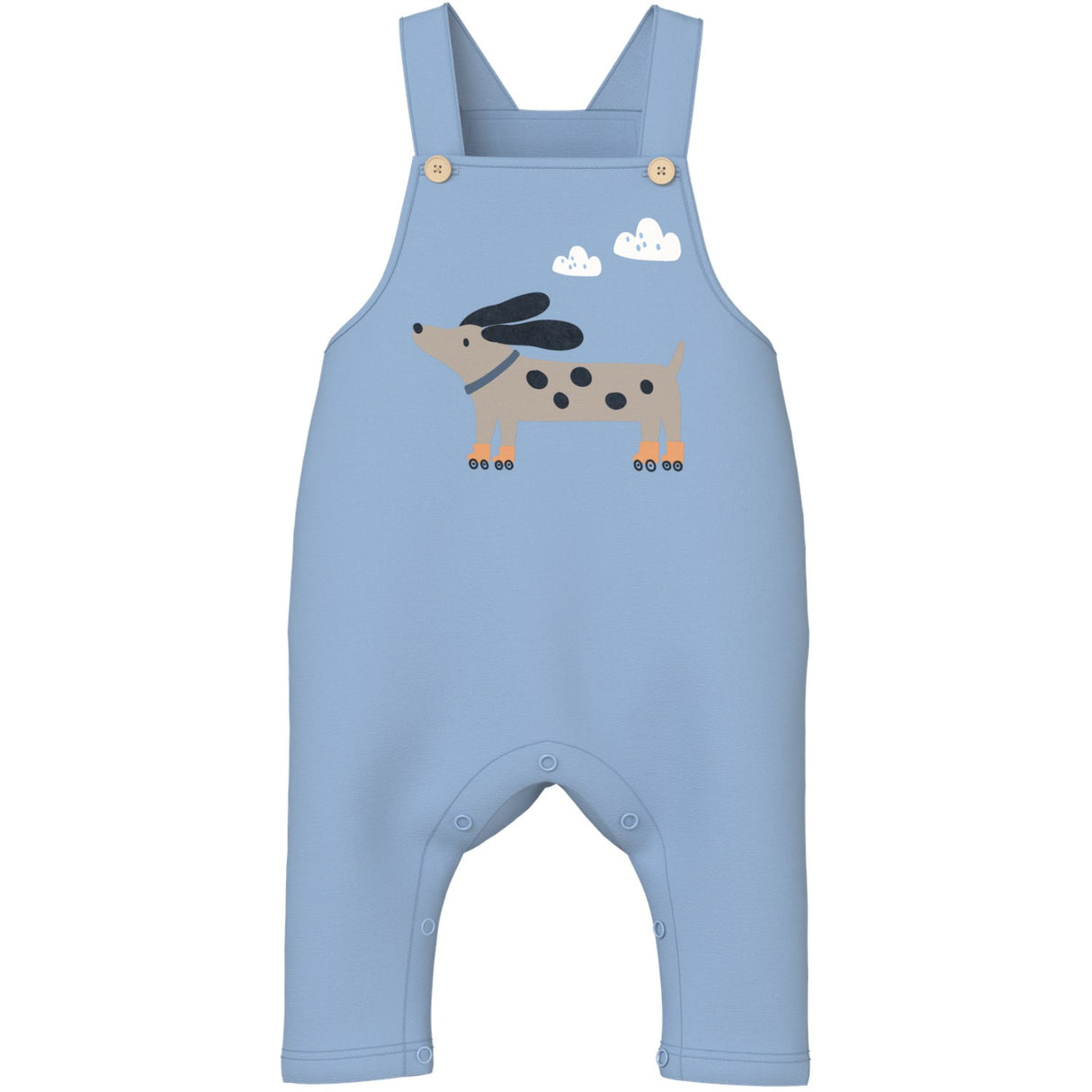 Name It Cerulean Dog On Wheels Vonne Sweat Overall