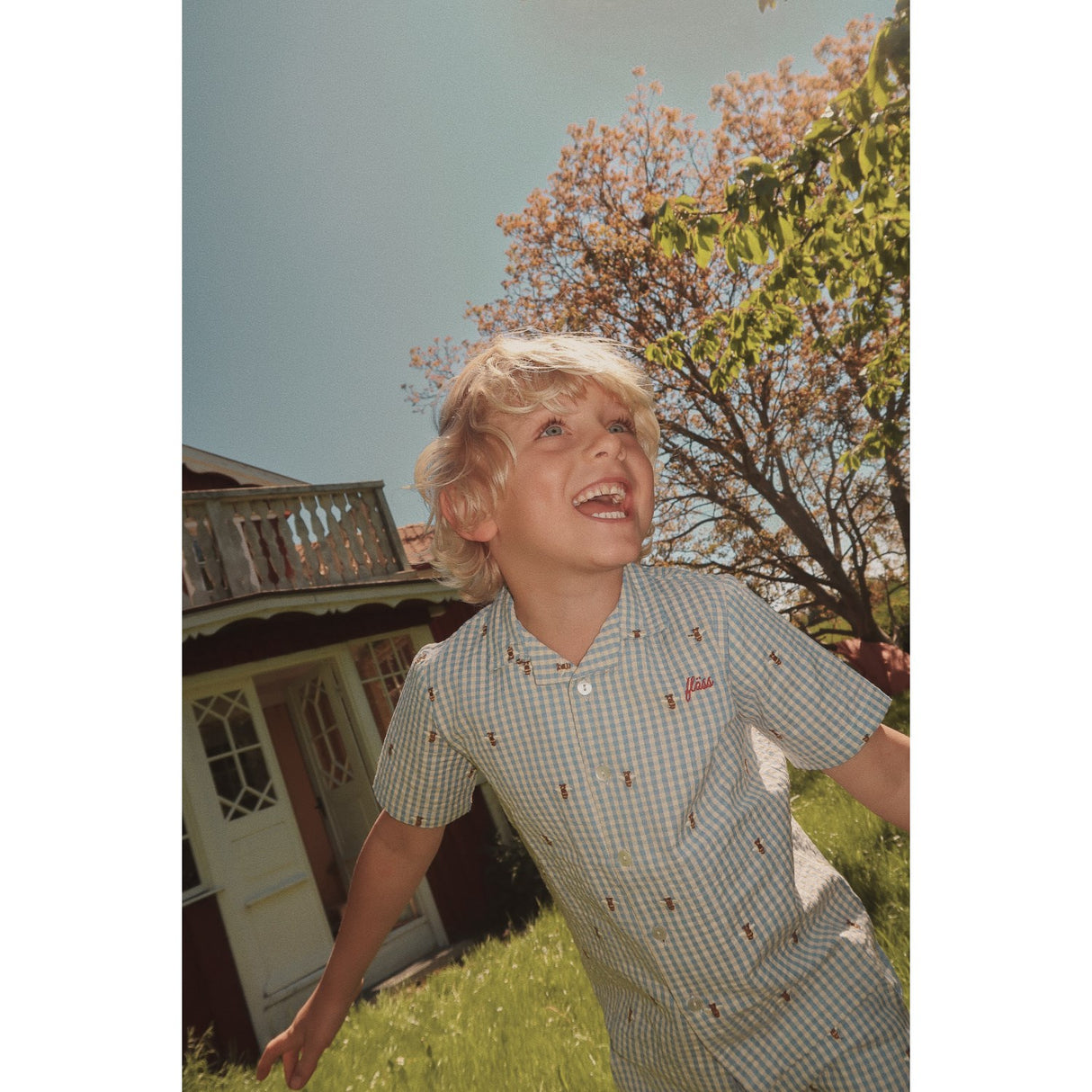 Flöss Bee Gingham Oliver Shirt