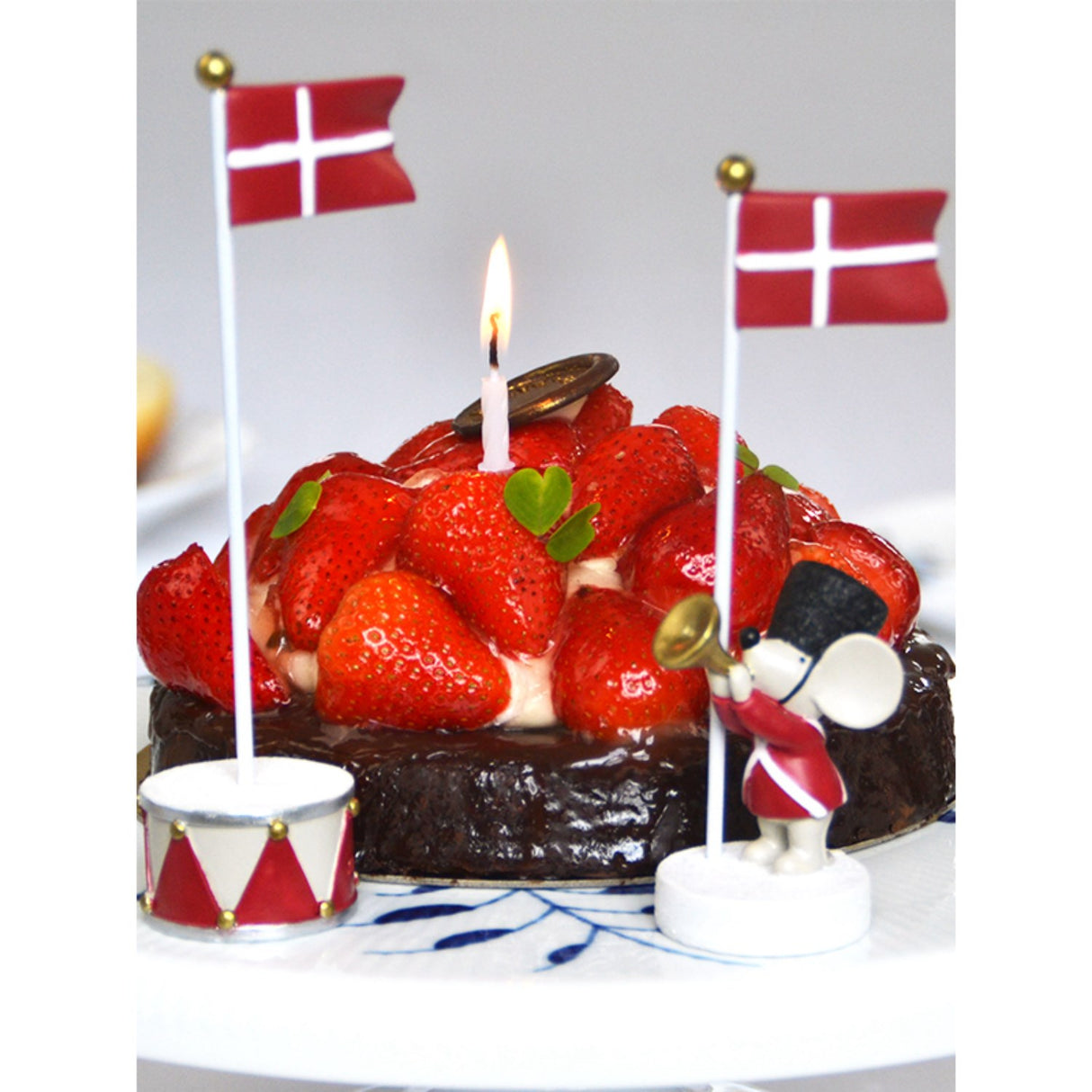 Kids by Friis Table Flag Mouse with Trumpet