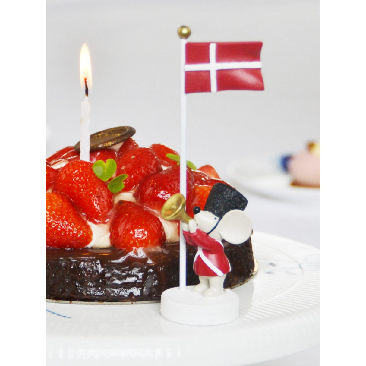 Kids by Friis Table Flag Mouse with Trumpet