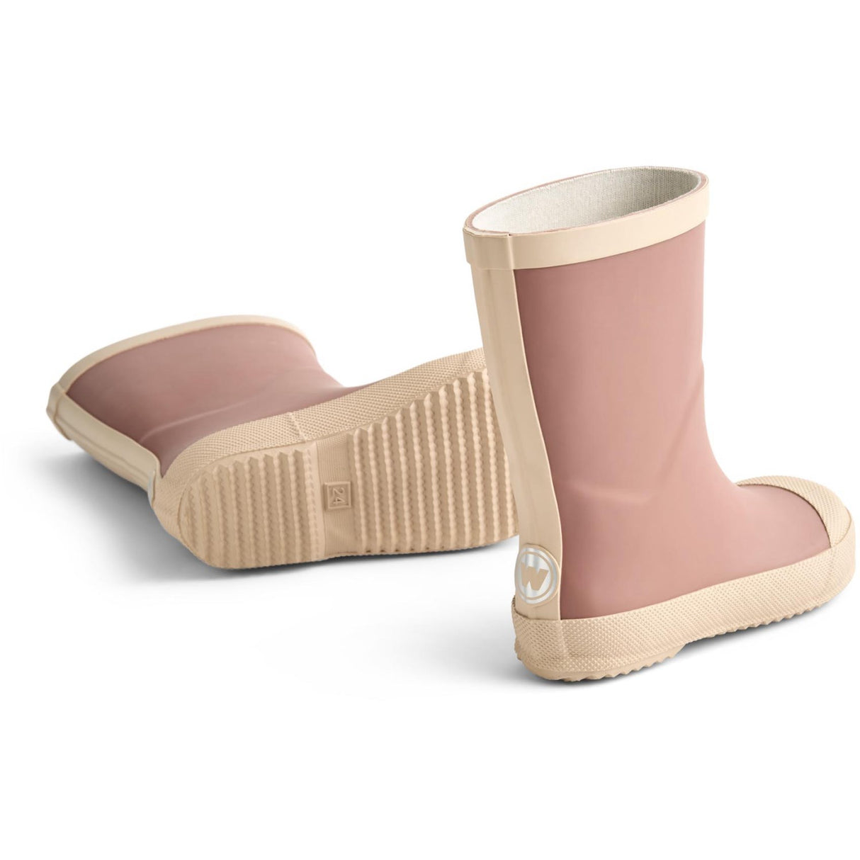 Wheat Dusty Lilac Rubber Boot Muddy