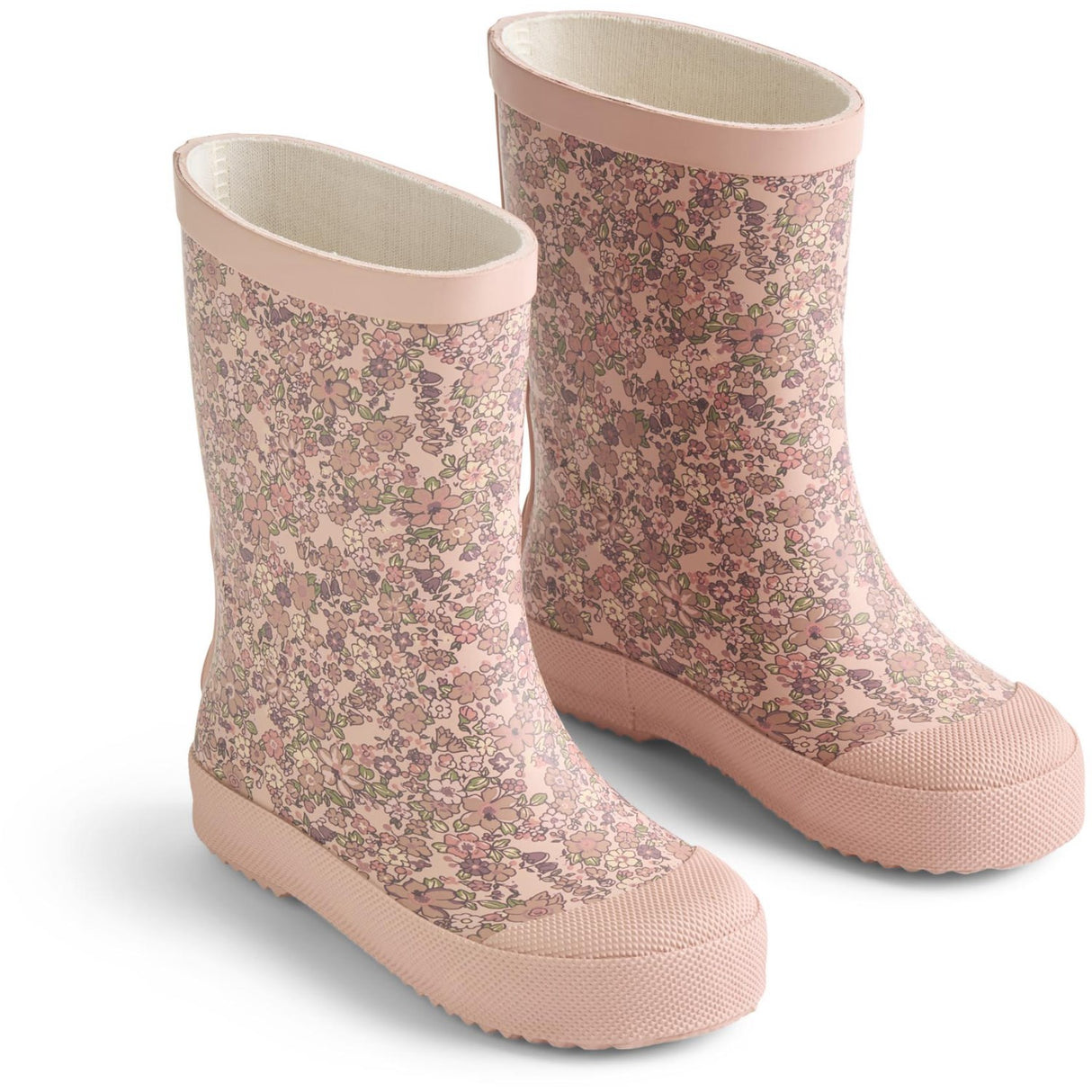 Wheat Powder Flower Meadow Rubber Boot Muddy