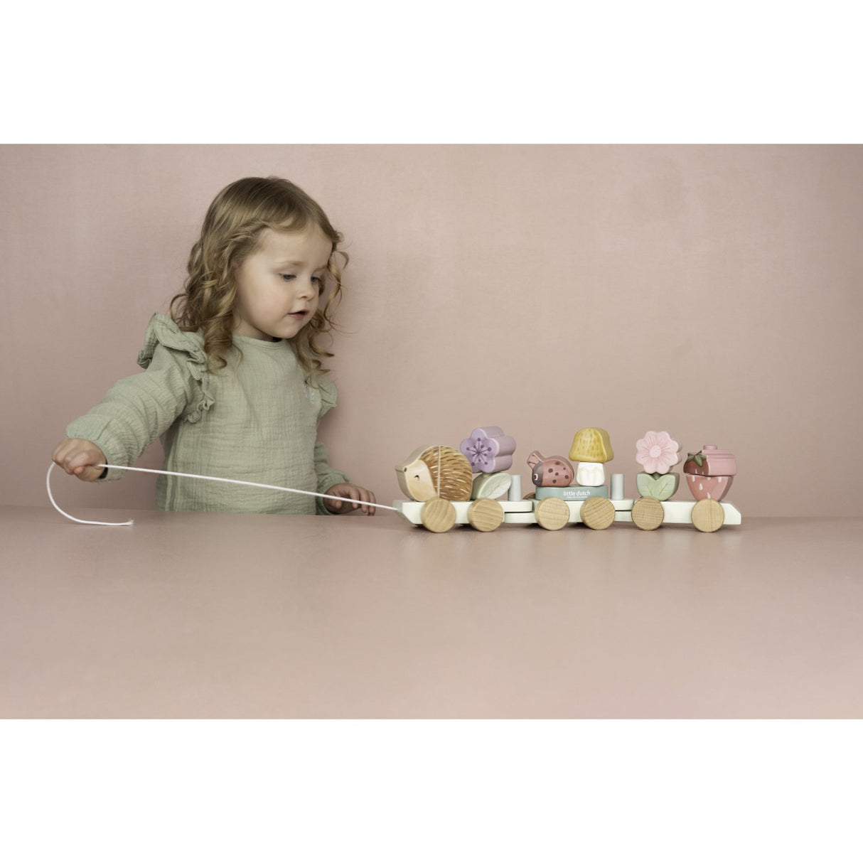 Little Dutch Fairy Garden Multi Stacking Train Hedgehog