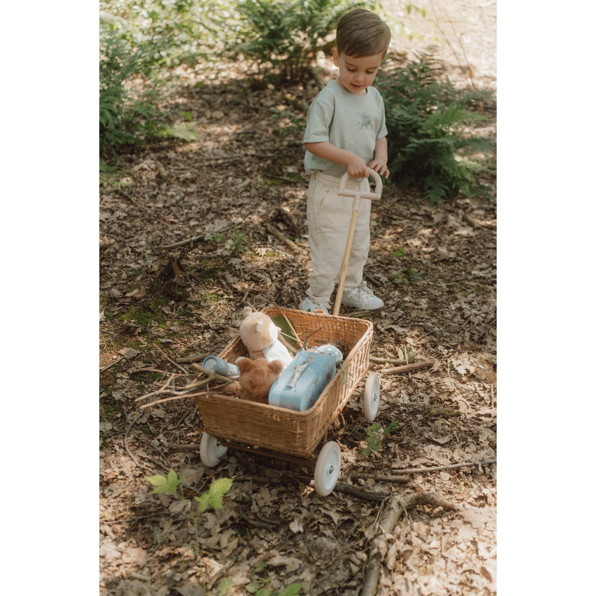 Little Dutch Forest Friends Blue Teddy Ugle