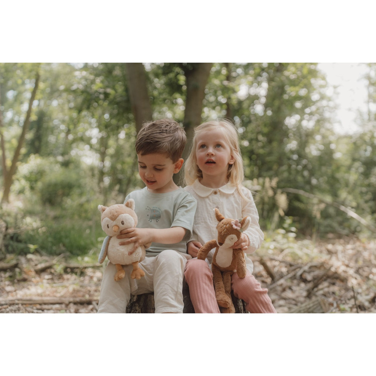 Little Dutch Forest Friends Blue Teddy Ugle