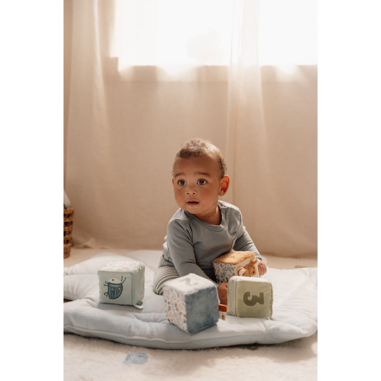 Little Dutch Forest Friends Blue Aktivitetsterninger 4-Pack