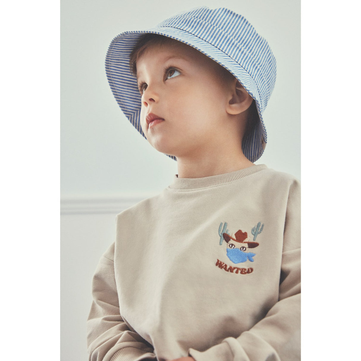 Huttelihut Quiet Harbor Bucket Hat Woven Stripe