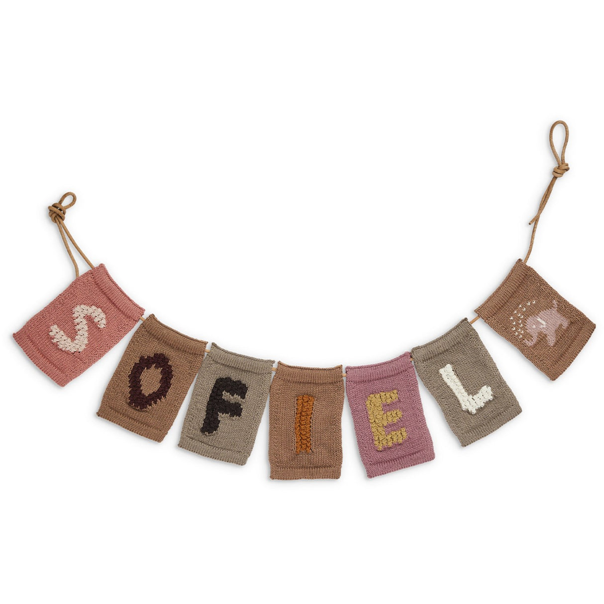 Smallstuff Rosa Flag Med Elefant