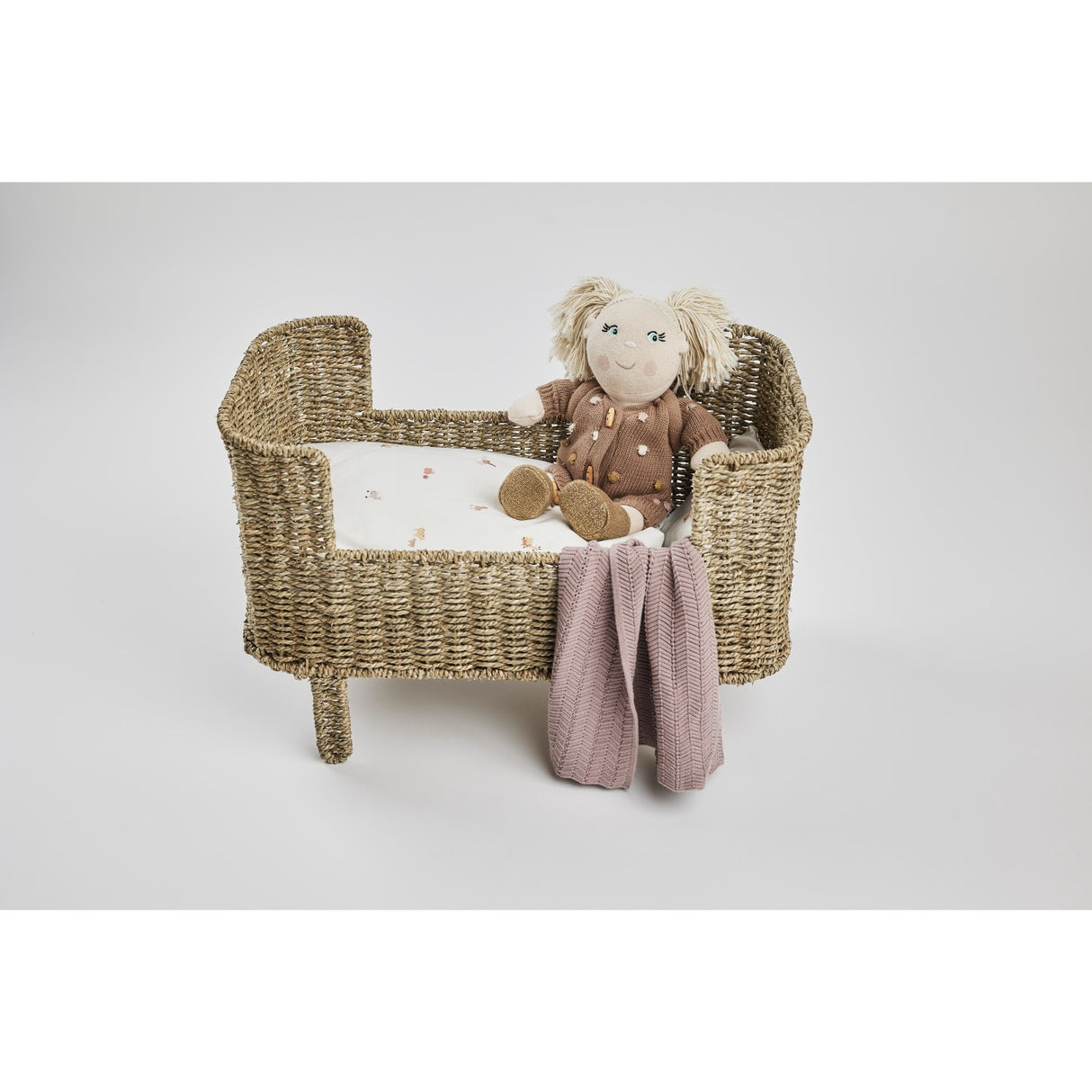 Smallstuff Pudder Dolltæppe Fishbone Knit