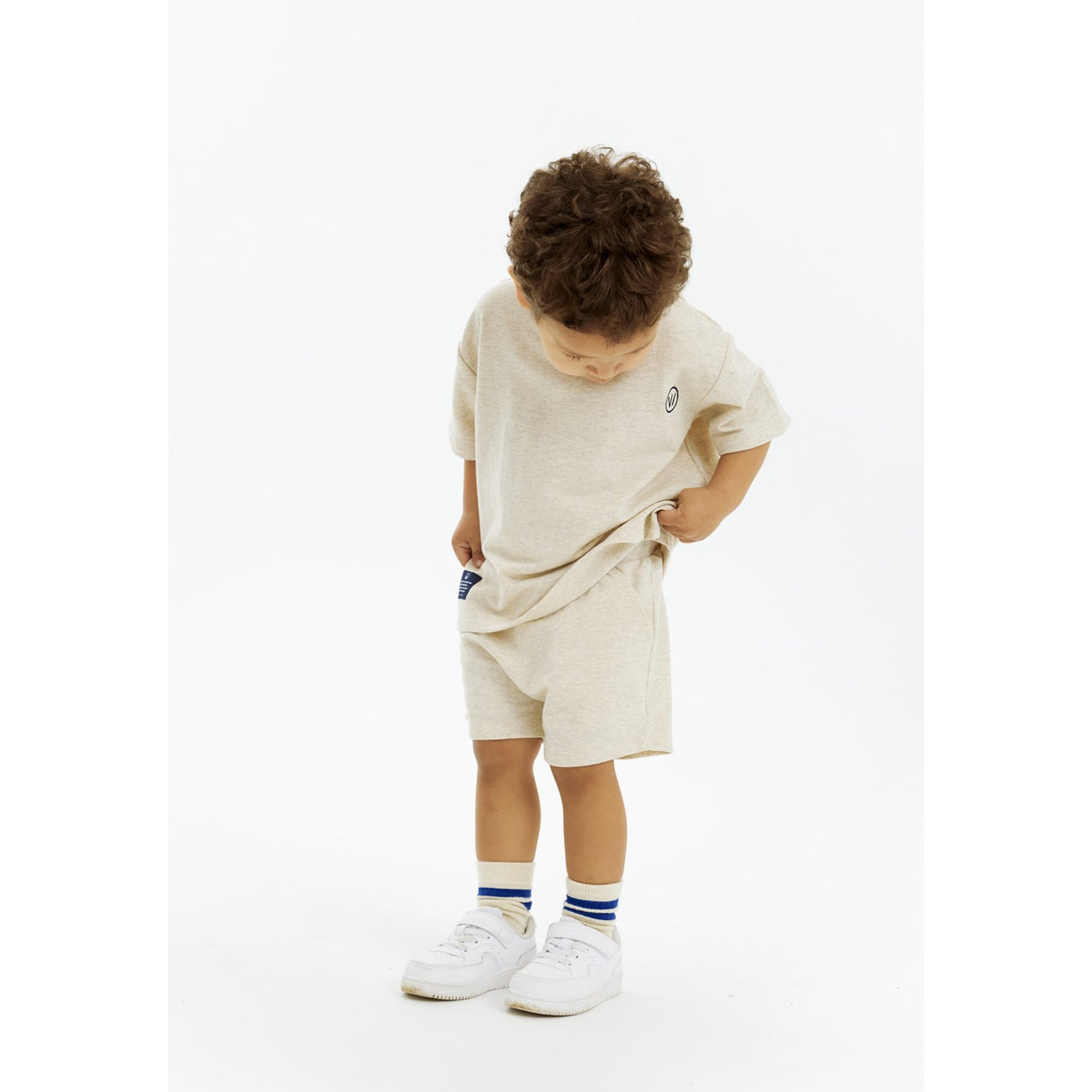 THE NEW Siblings Oatmeal Melange Norval Oversize Sweat T-Shirt