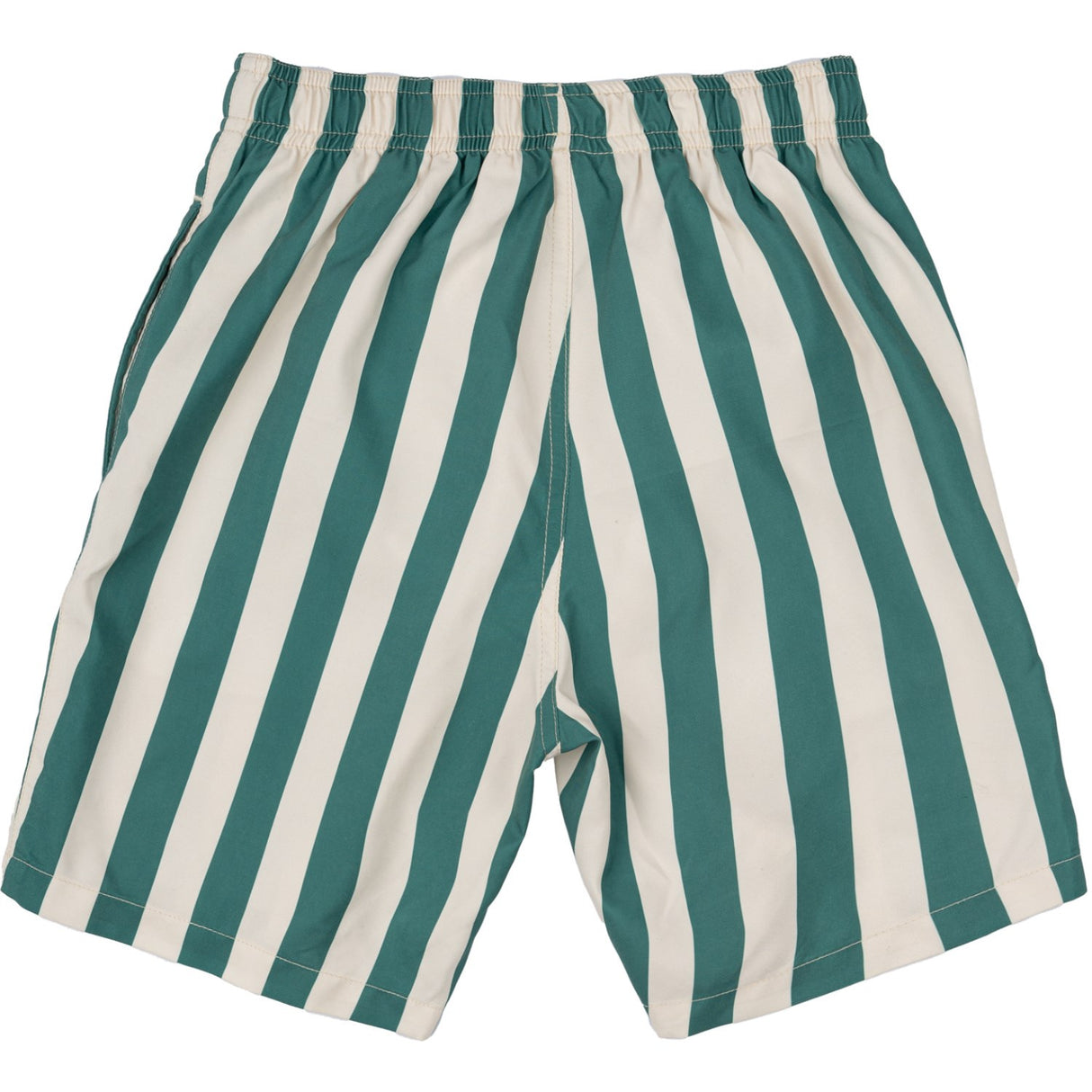 The New Bottle Green Striped Nibes Swim Shorts